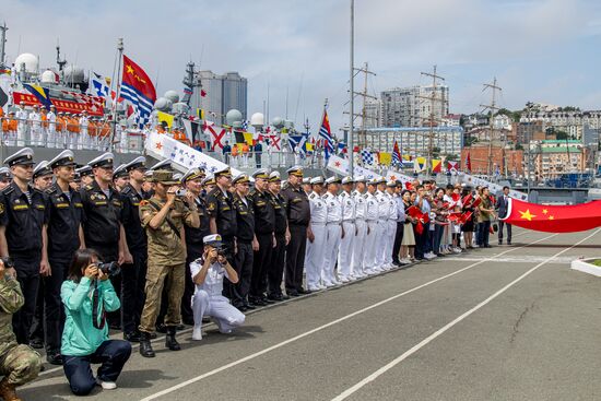 Russia China Naval Drills