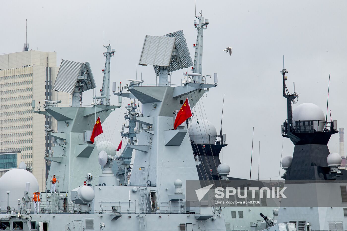 Russia China Naval Drills