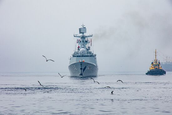 Russia China Naval Drills