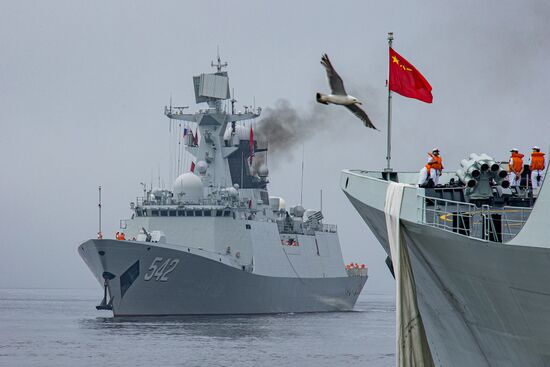 Russia China Naval Drills