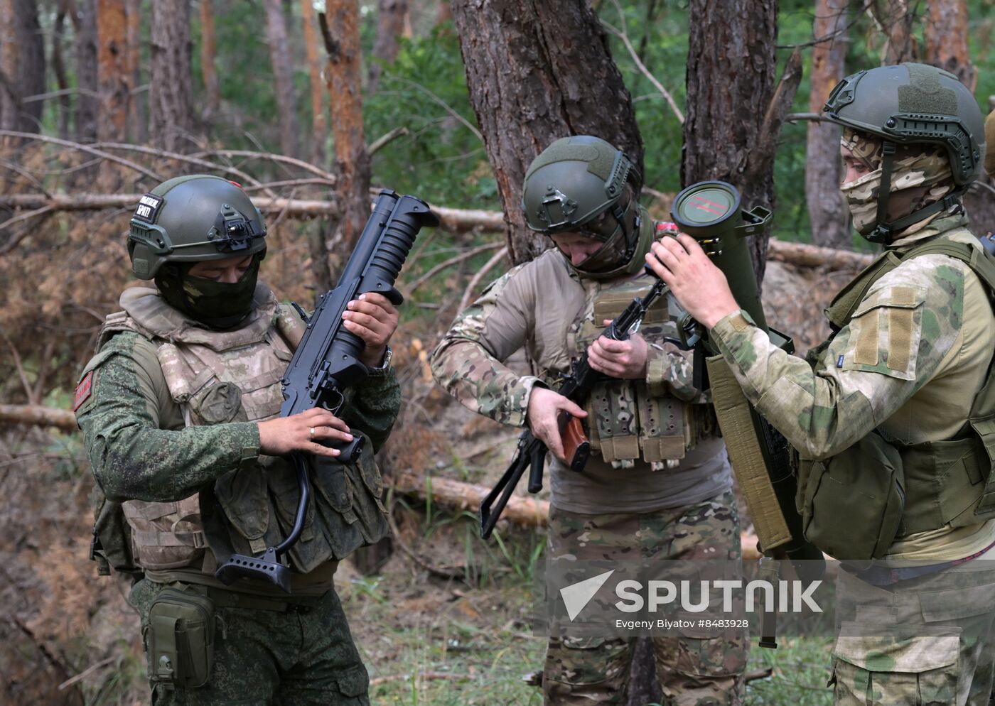 Russia Ukraine Military Operation Flamethrower Unit