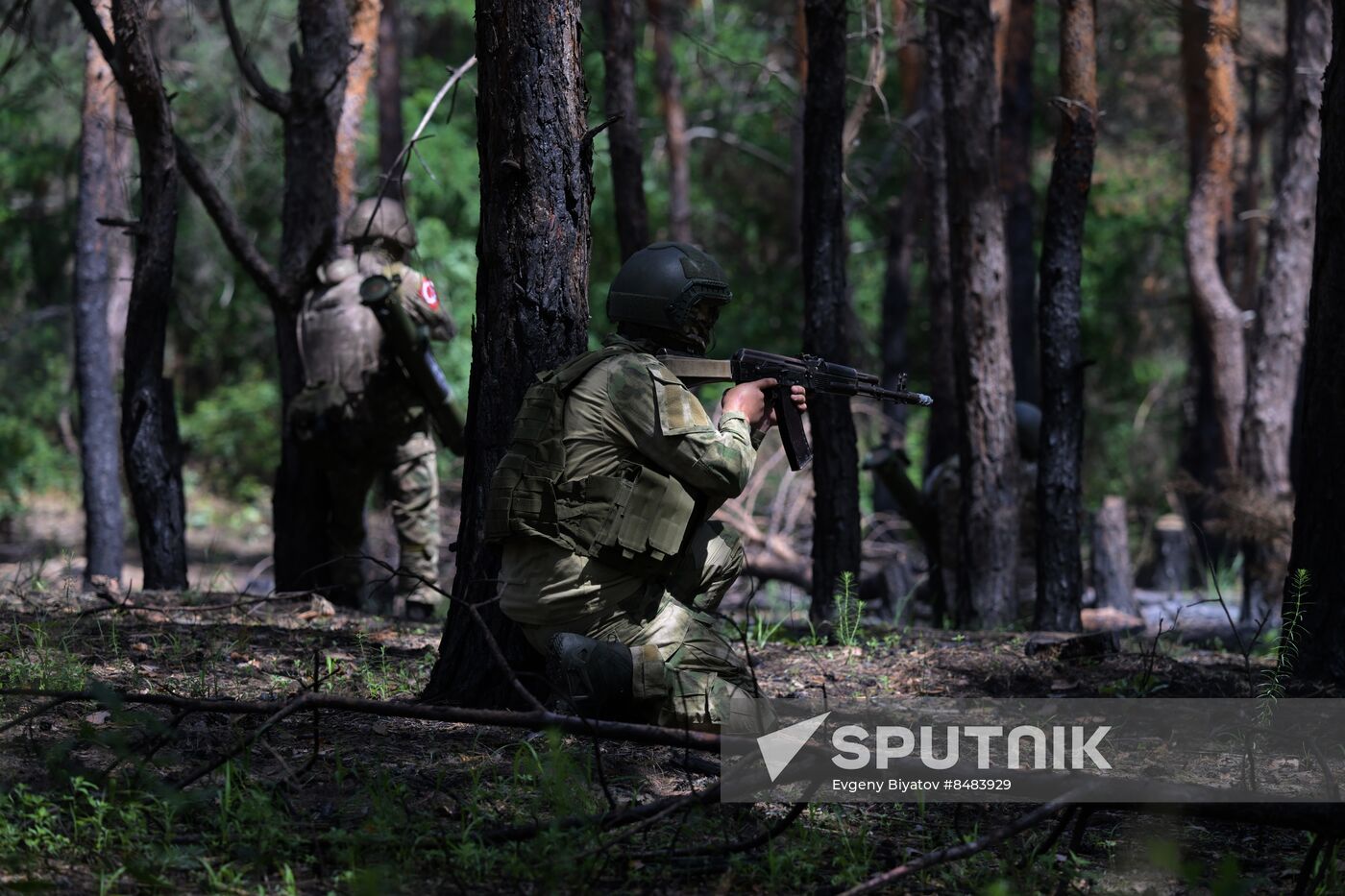 Russia Ukraine Military Operation Flamethrower Unit