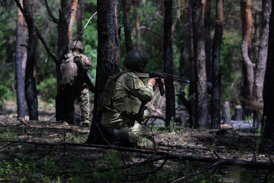 Russia Ukraine Military Operation Flamethrower Unit