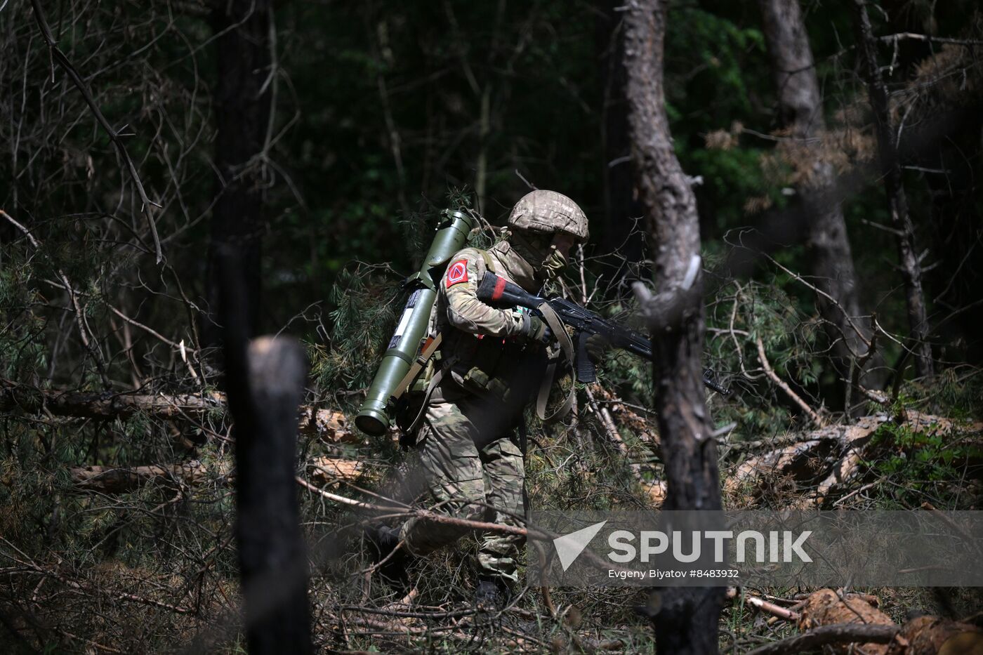 Russia Ukraine Military Operation Flamethrower Unit