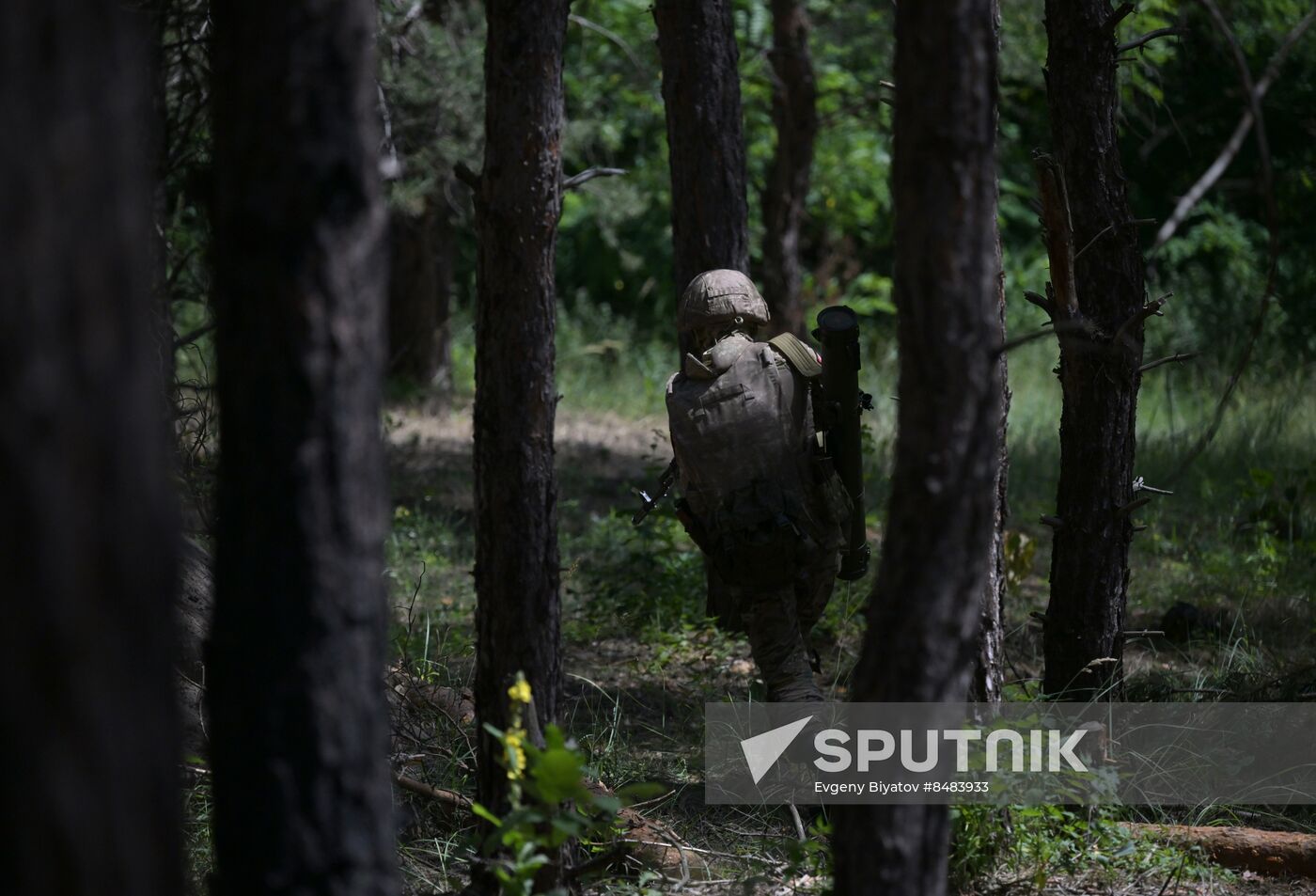 Russia Ukraine Military Operation Flamethrower Unit