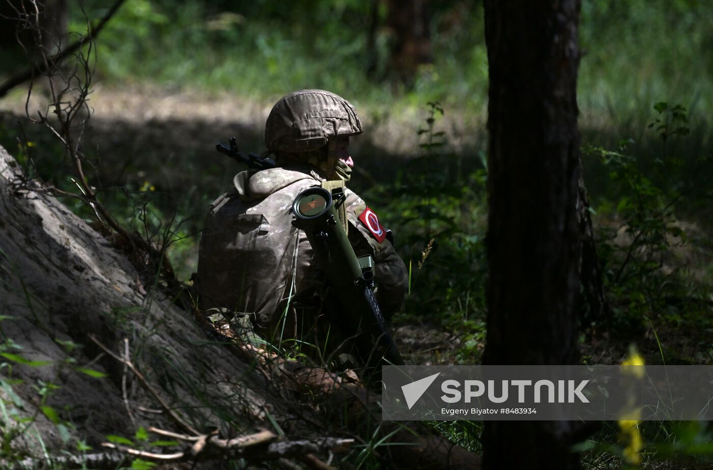 Russia Ukraine Military Operation Flamethrower Unit