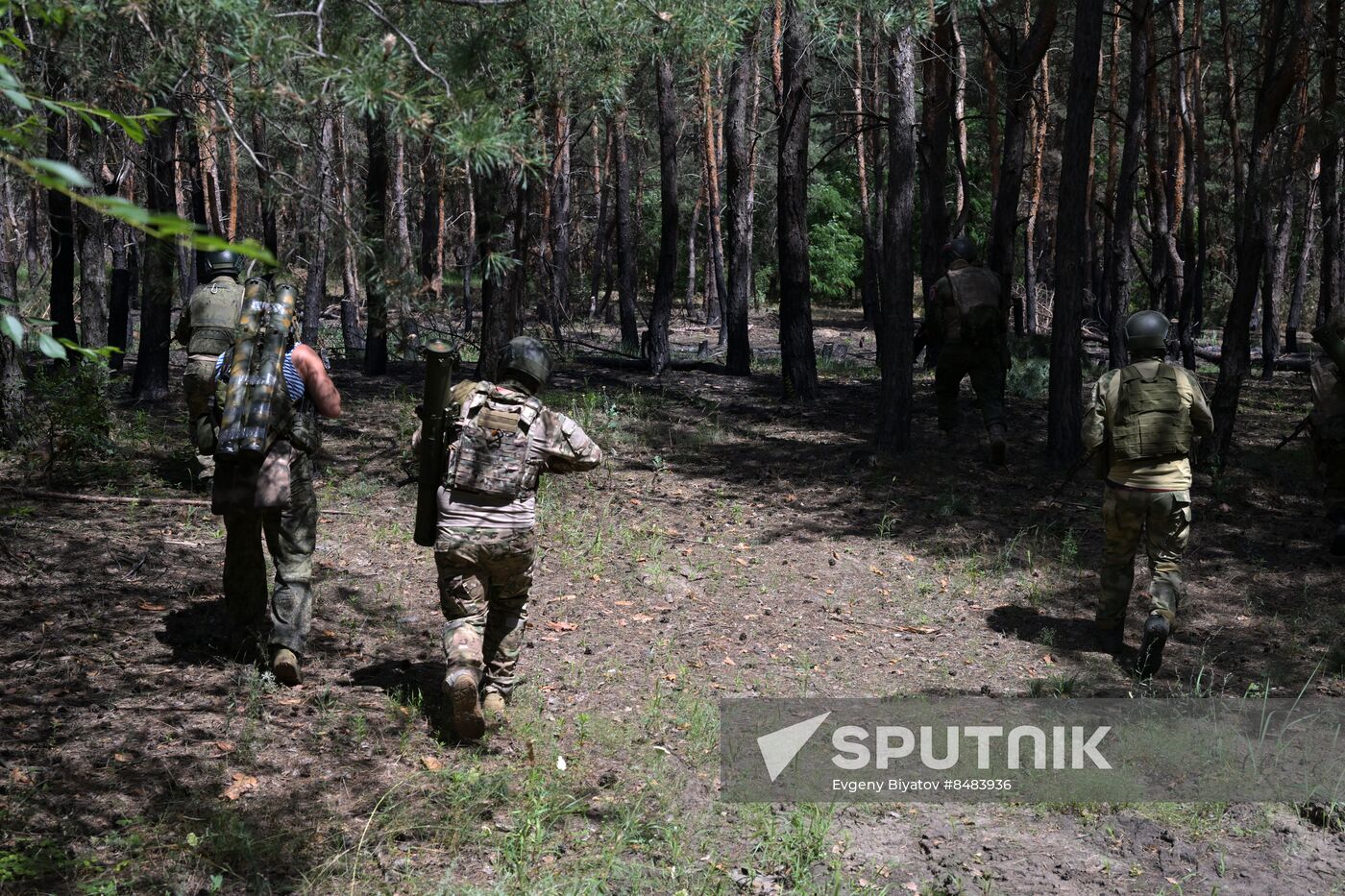 Russia Ukraine Military Operation Flamethrower Unit