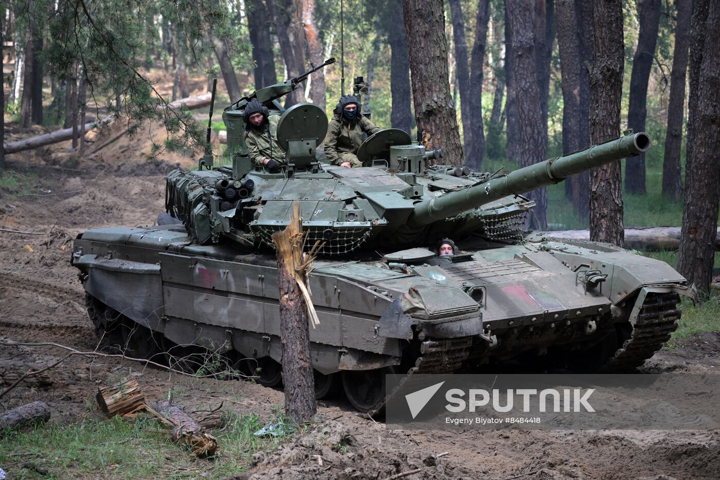 Russia Ukraine Military Operation Tank Unit