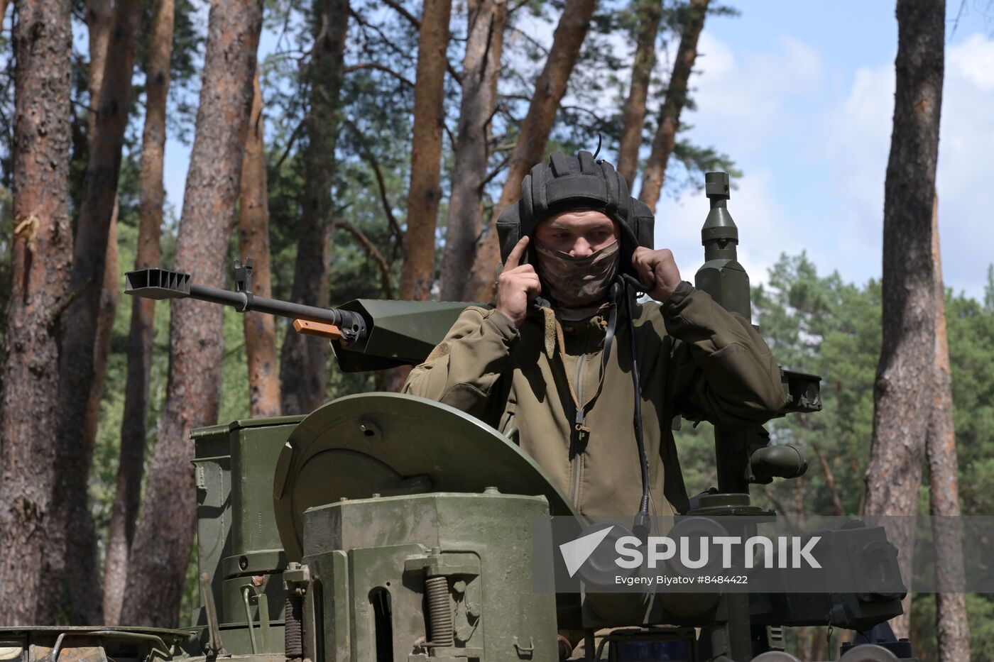 Russia Ukraine Military Operation Tank Unit