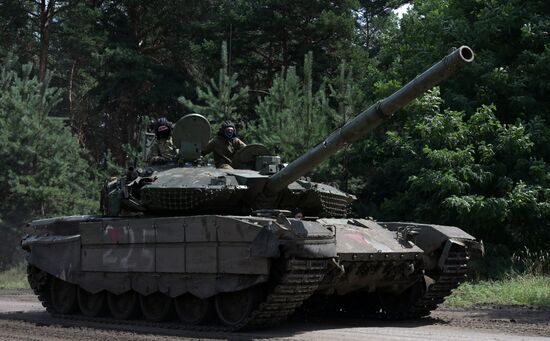 Russia Ukraine Military Operation Tank Unit