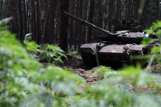 Russia Ukraine Military Operation Tank Unit