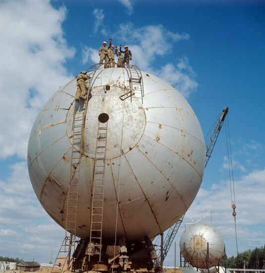 Synthetic rubbers plant in Tchaikovsky
