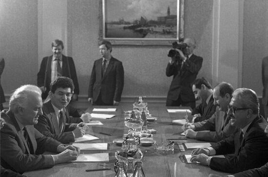 Delegation of Republic of Iraq visits USSR