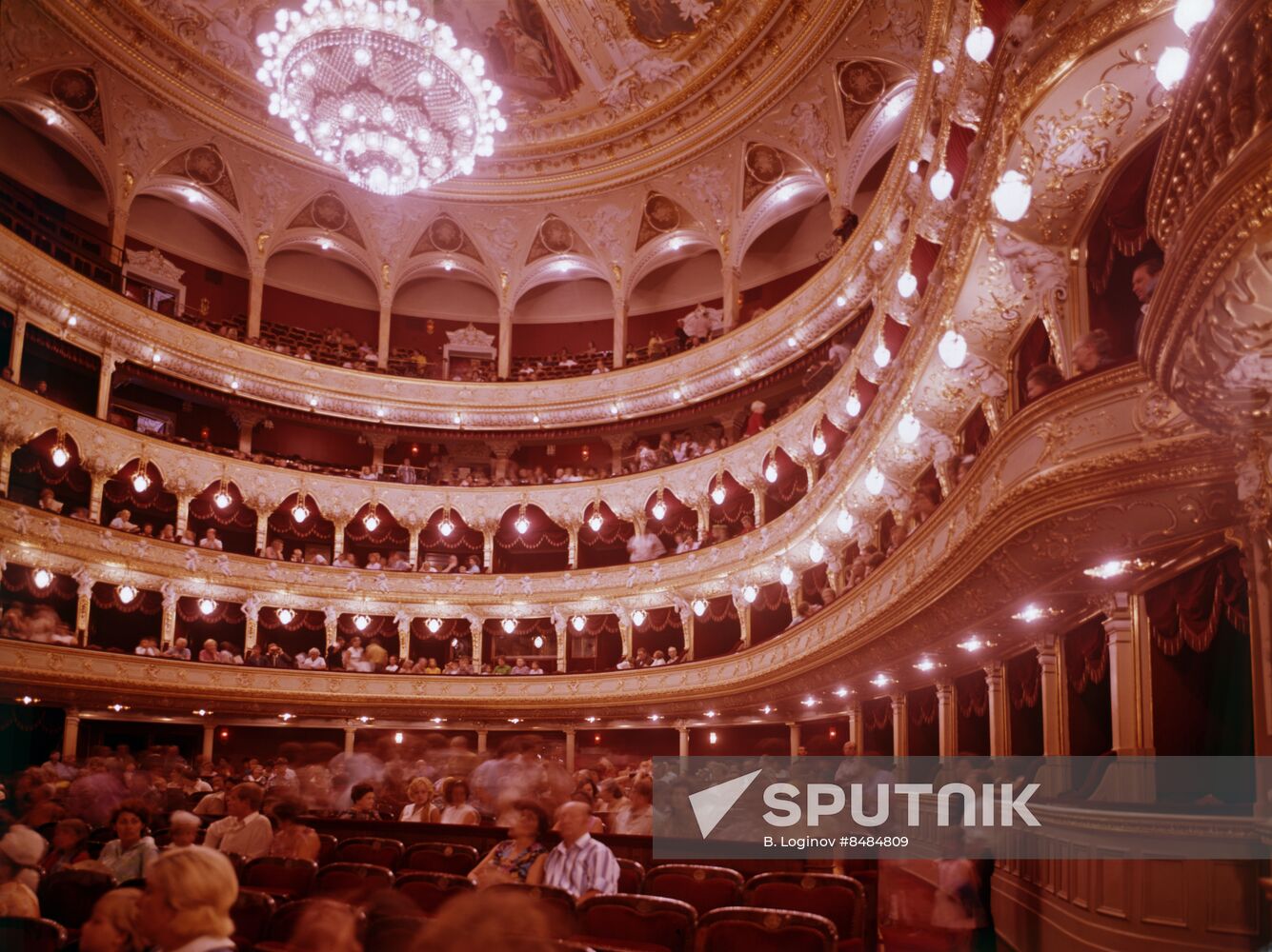 Hall of Odessa Opera and Ballet Theater