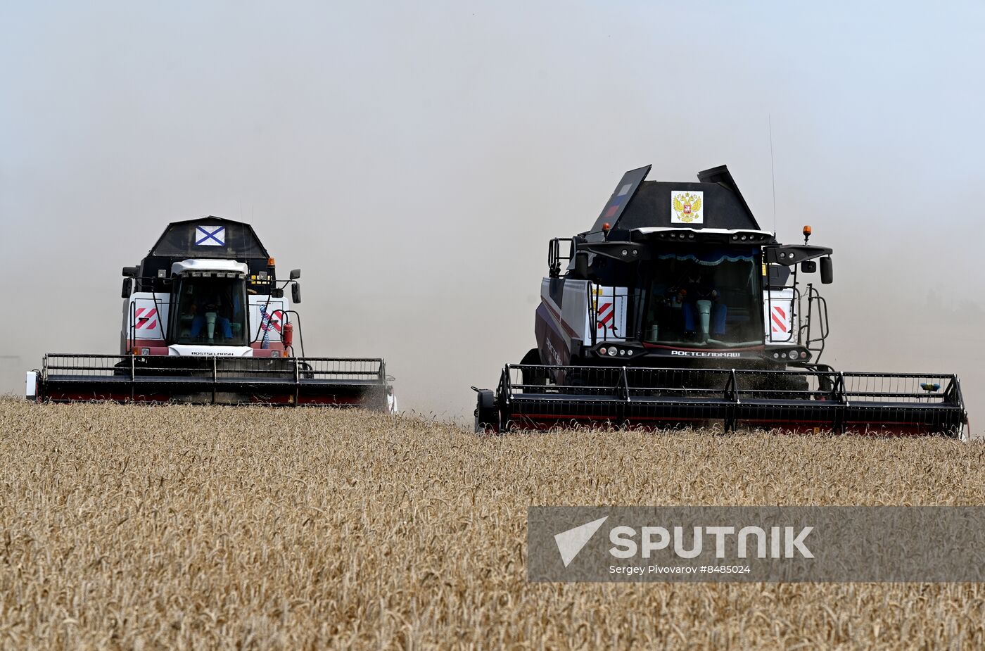 Russia Agriculture Wheat Harvesting