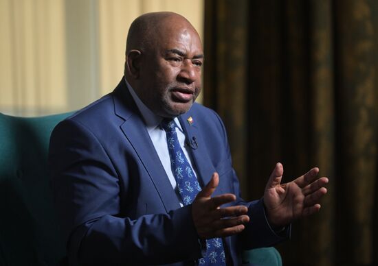 Russia Comoros President Interview