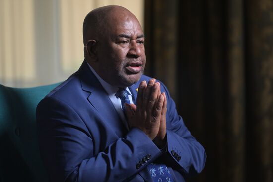 Russia Comoros President Interview