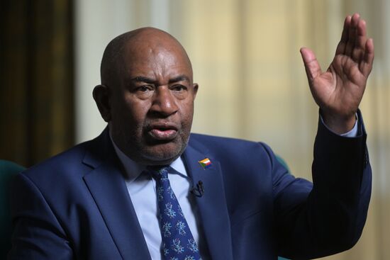 Russia Comoros President Interview