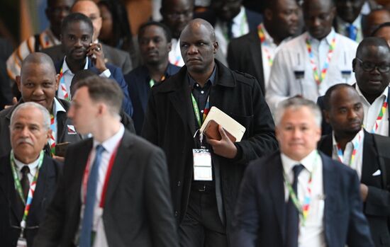 2nd Russia-Africa Summit. Guests ahead of the plenary session