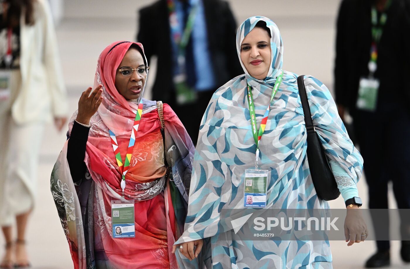 2nd Russia-Africa Summit. Guests ahead of the plenary session