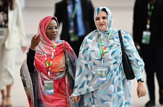 2nd Russia-Africa Summit. Guests ahead of the plenary session