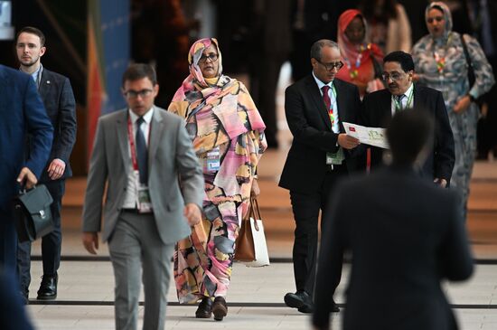 2nd Russia-Africa Summit. Guests ahead of the plenary session