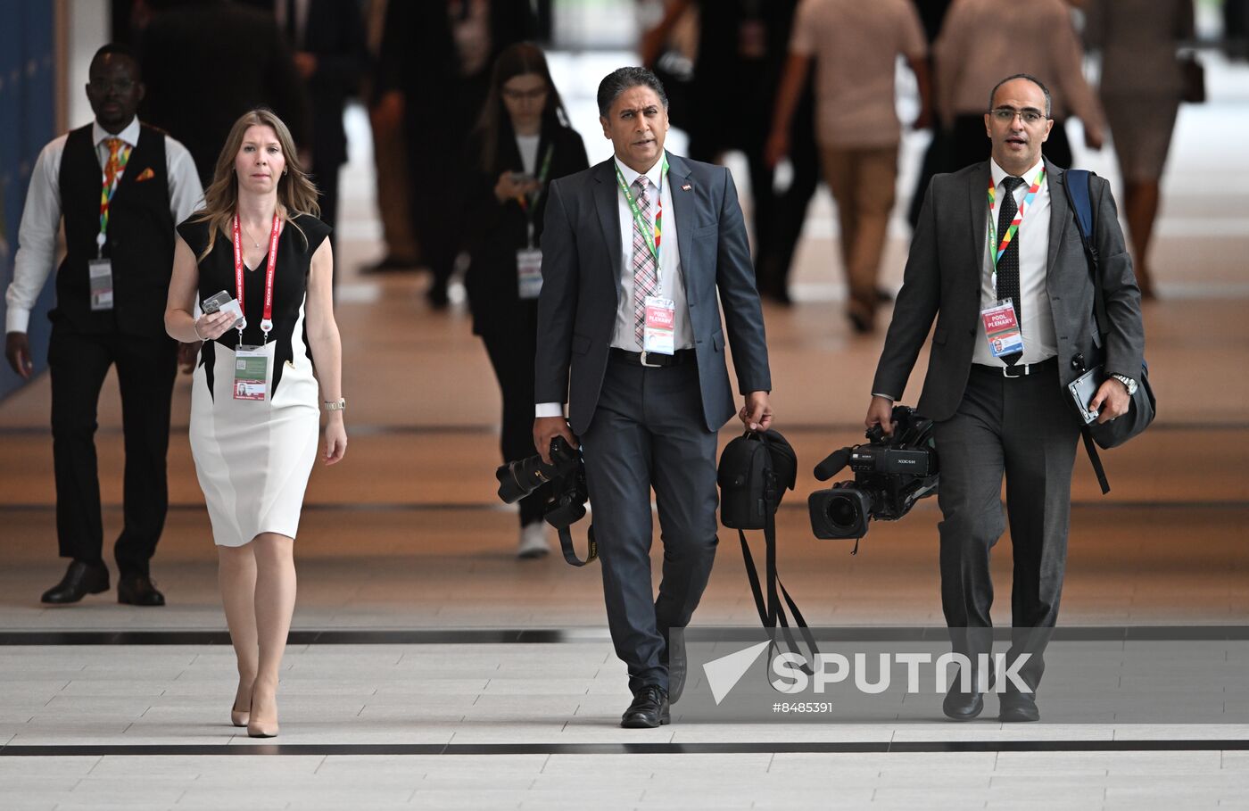 2nd Russia-Africa Summit. Guests ahead of the plenary session