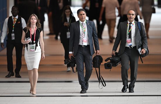 2nd Russia-Africa Summit. Guests ahead of the plenary session