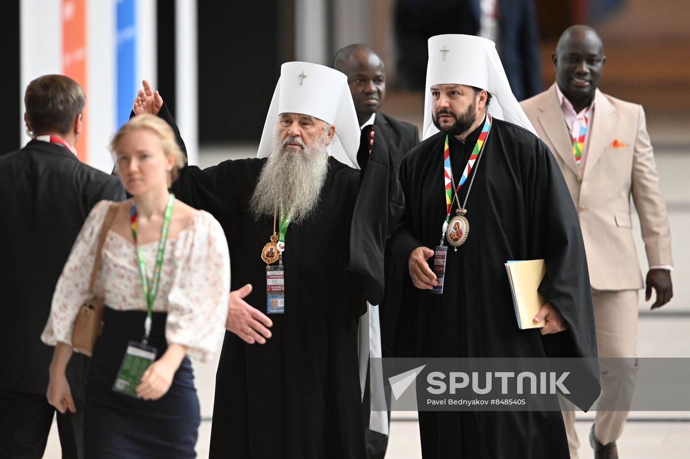 2nd Russia-Africa Summit. Guests ahead of the plenary session