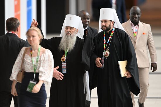 2nd Russia-Africa Summit. Guests ahead of the plenary session