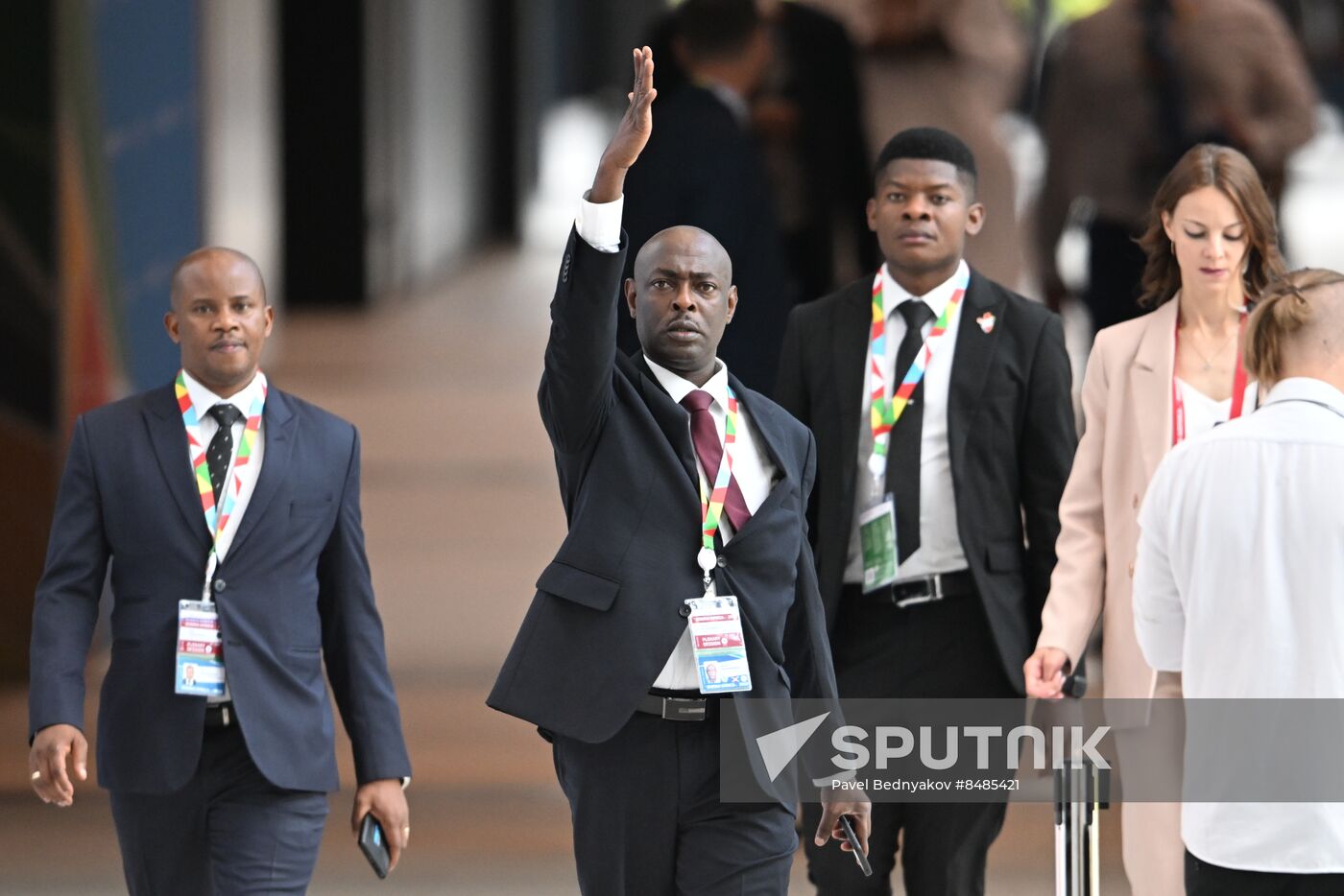 2nd Russia-Africa Summit. Guests ahead of the plenary session