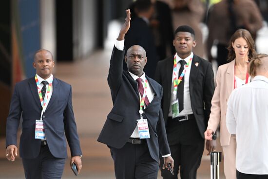 2nd Russia-Africa Summit. Guests ahead of the plenary session