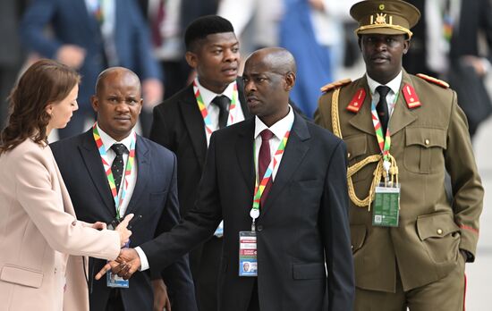 2nd Russia-Africa Summit. Guests ahead of the plenary session