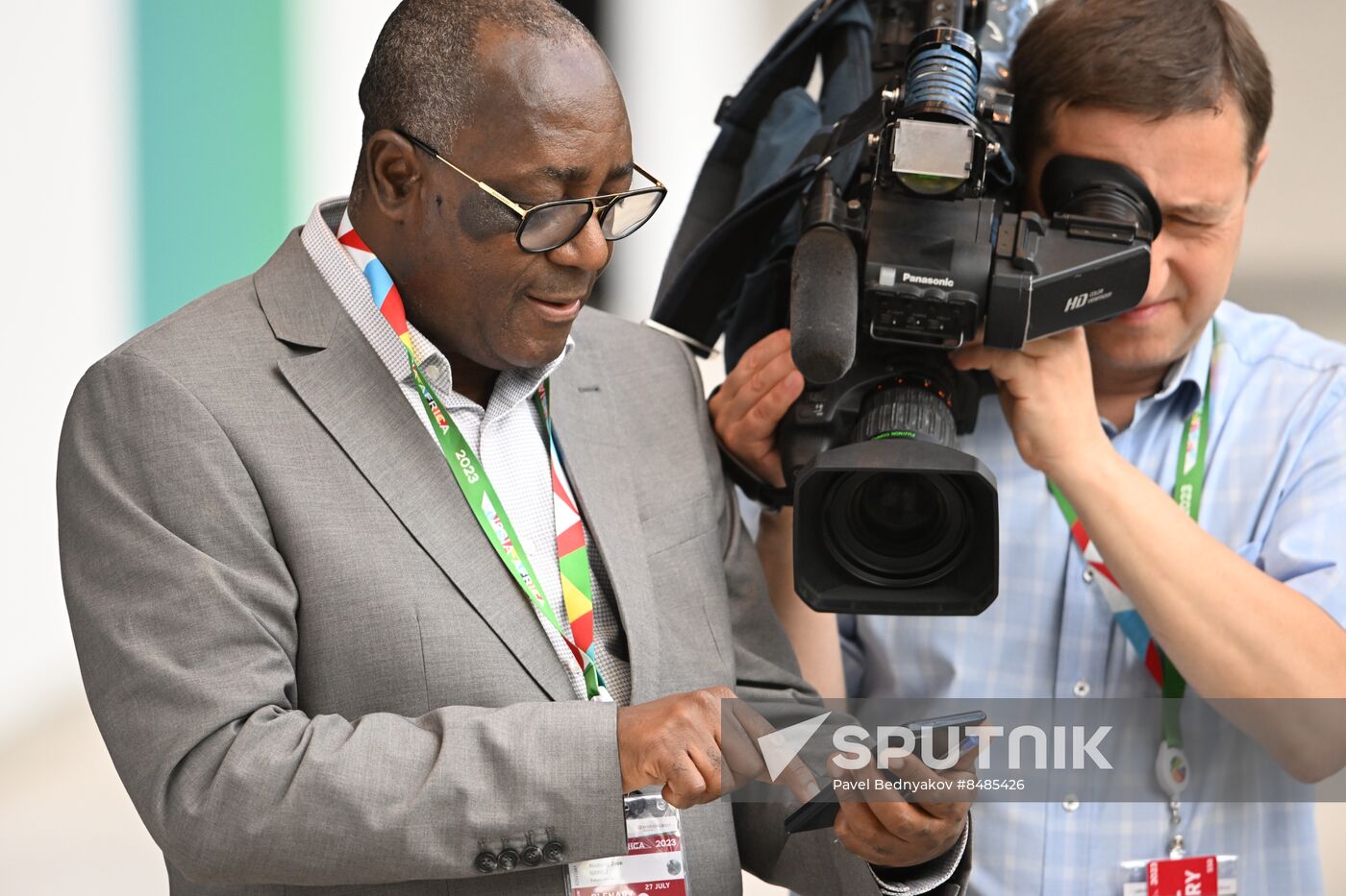 2nd Russia-Africa Summit. Guests ahead of the plenary session