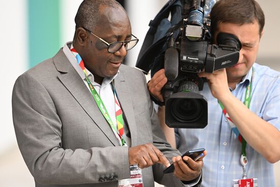 2nd Russia-Africa Summit. Guests ahead of the plenary session