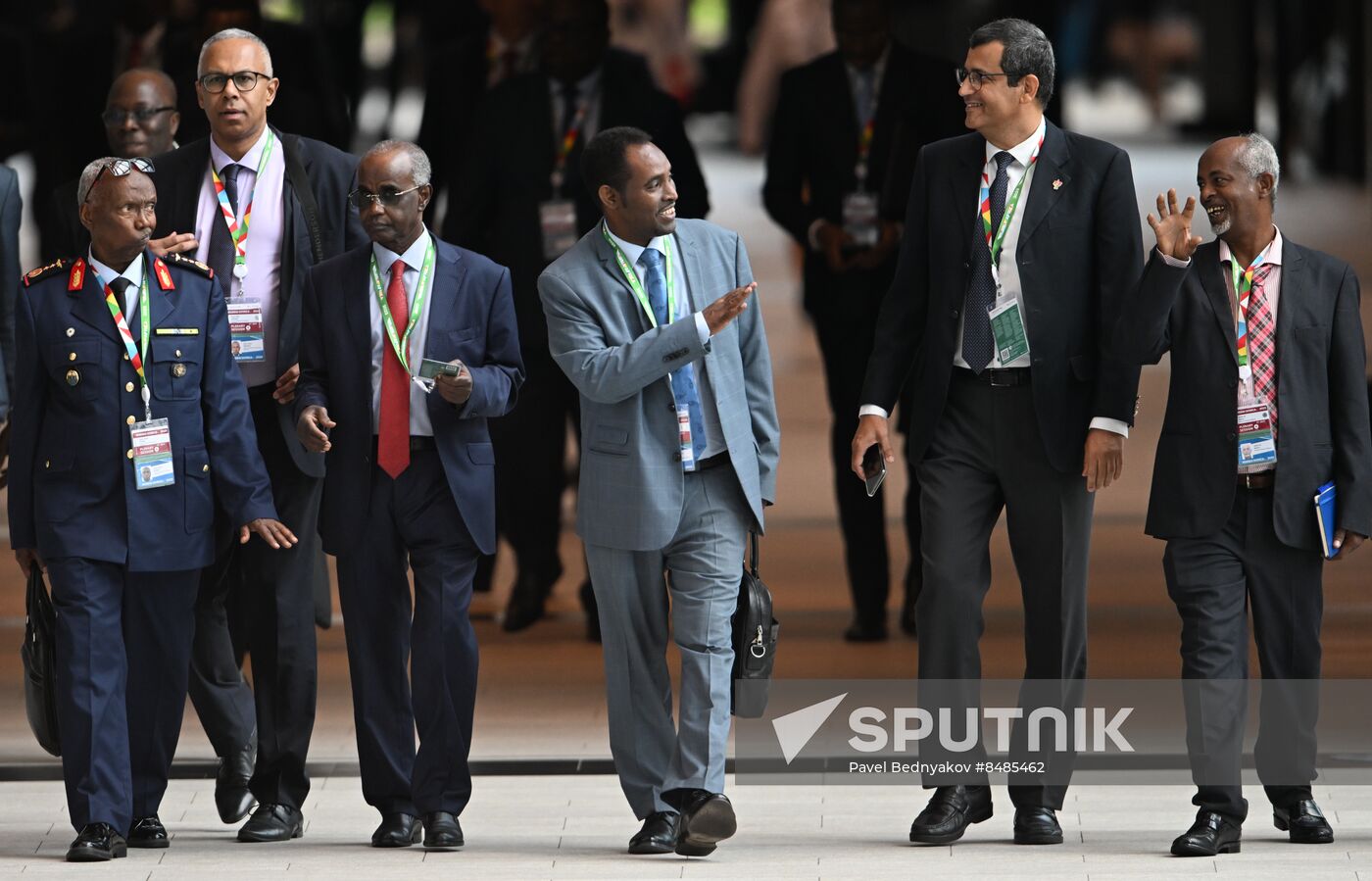 2nd Russia-Africa Summit. Guests ahead of the plenary session