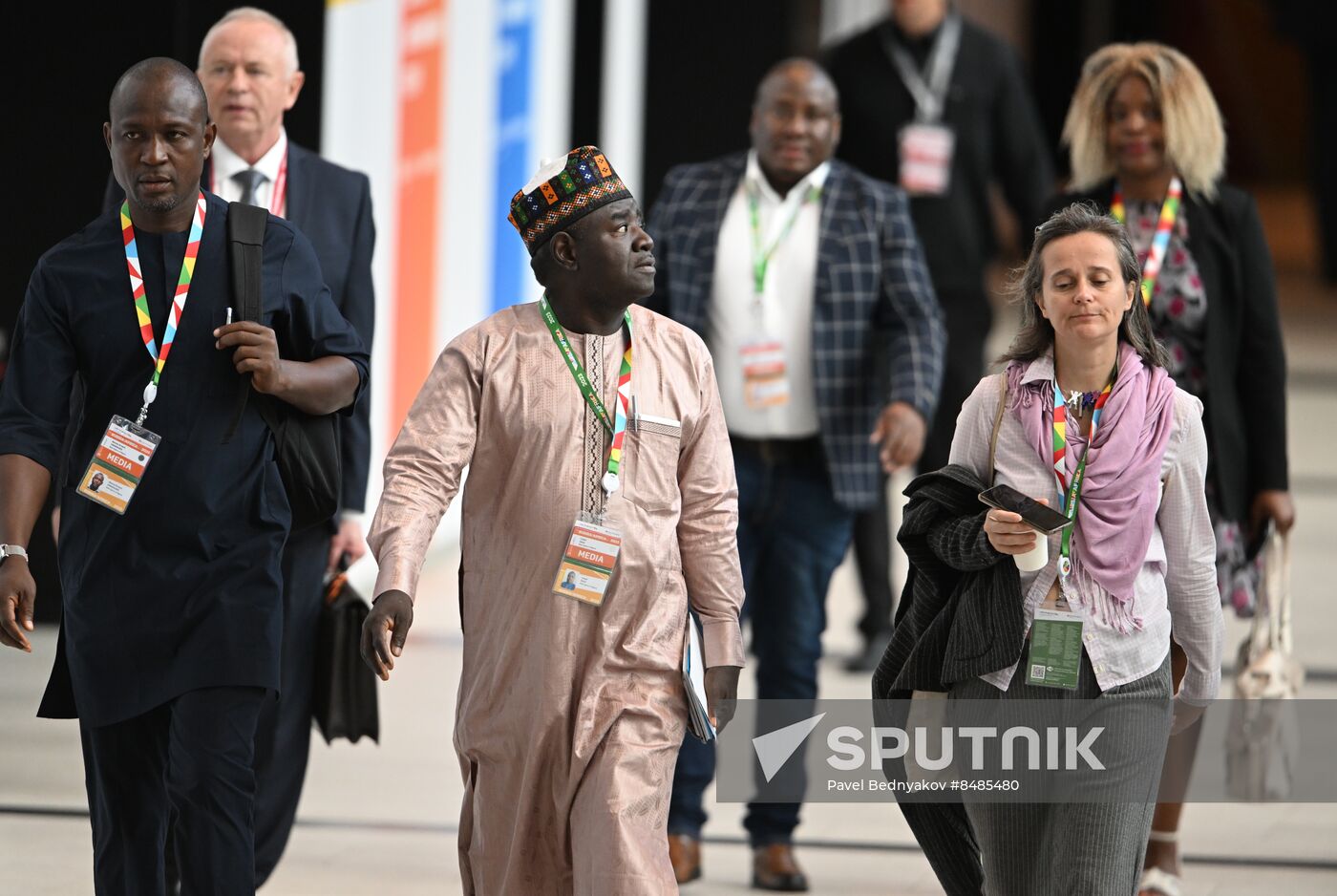 2nd Russia-Africa Summit. Guests ahead of the plenary session