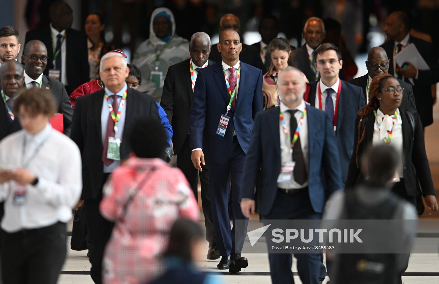 2nd Russia-Africa Summit. Guests ahead of the plenary session