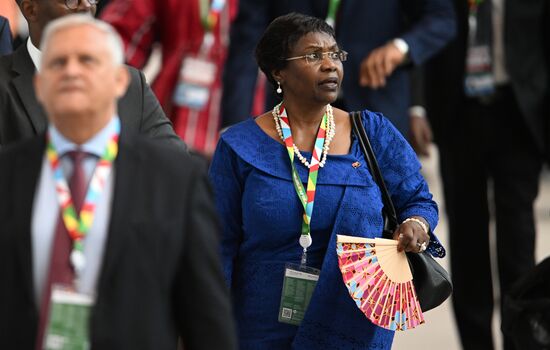 2nd Russia-Africa Summit. Guests ahead of the plenary session