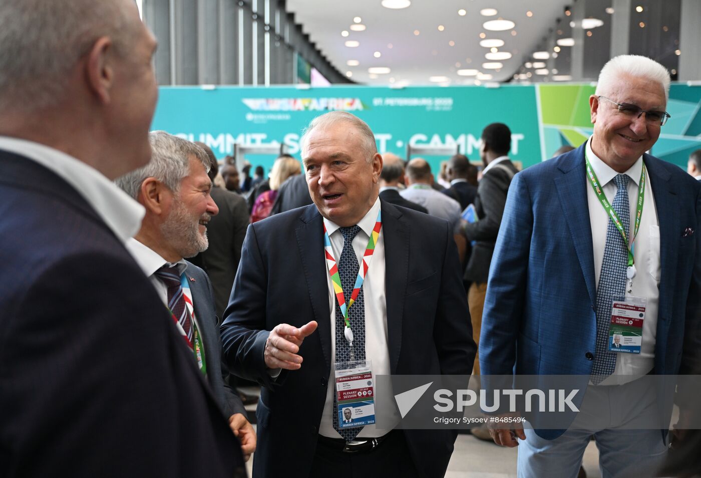 2nd Russia-Africa Summit. Guests ahead of the plenary session