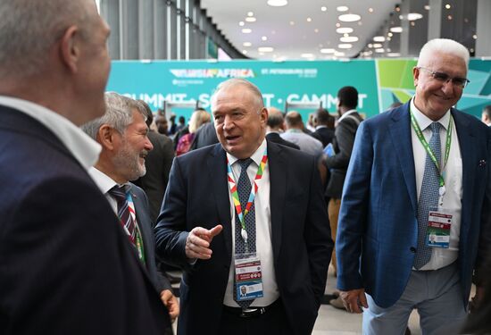 2nd Russia-Africa Summit. Guests ahead of the plenary session