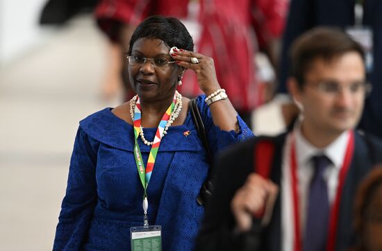 2nd Russia-Africa Summit. Guests ahead of the plenary session