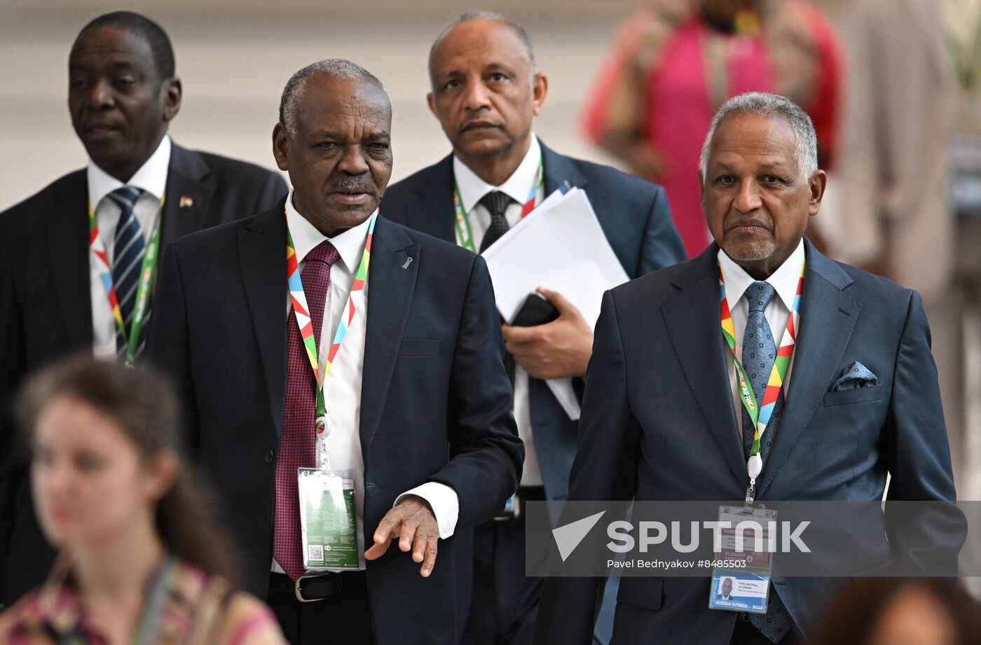 2nd Russia-Africa Summit. Guests ahead of the plenary session