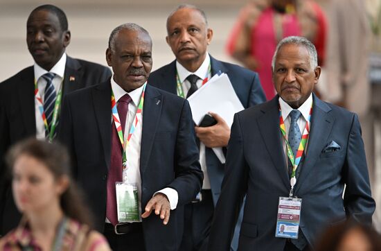 2nd Russia-Africa Summit. Guests ahead of the plenary session