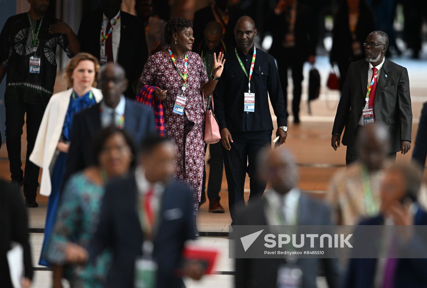 2nd Russia-Africa Summit. Guests ahead of the plenary session