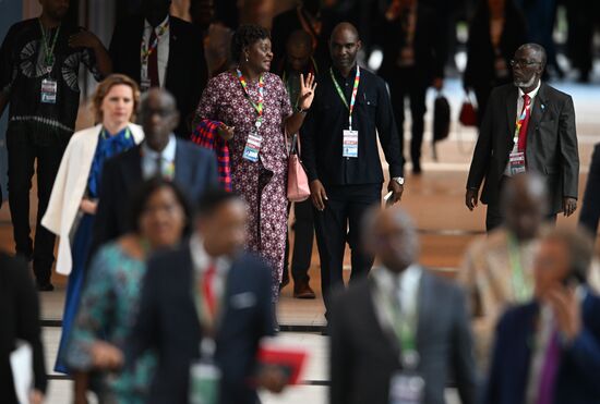 2nd Russia-Africa Summit. Guests ahead of the plenary session