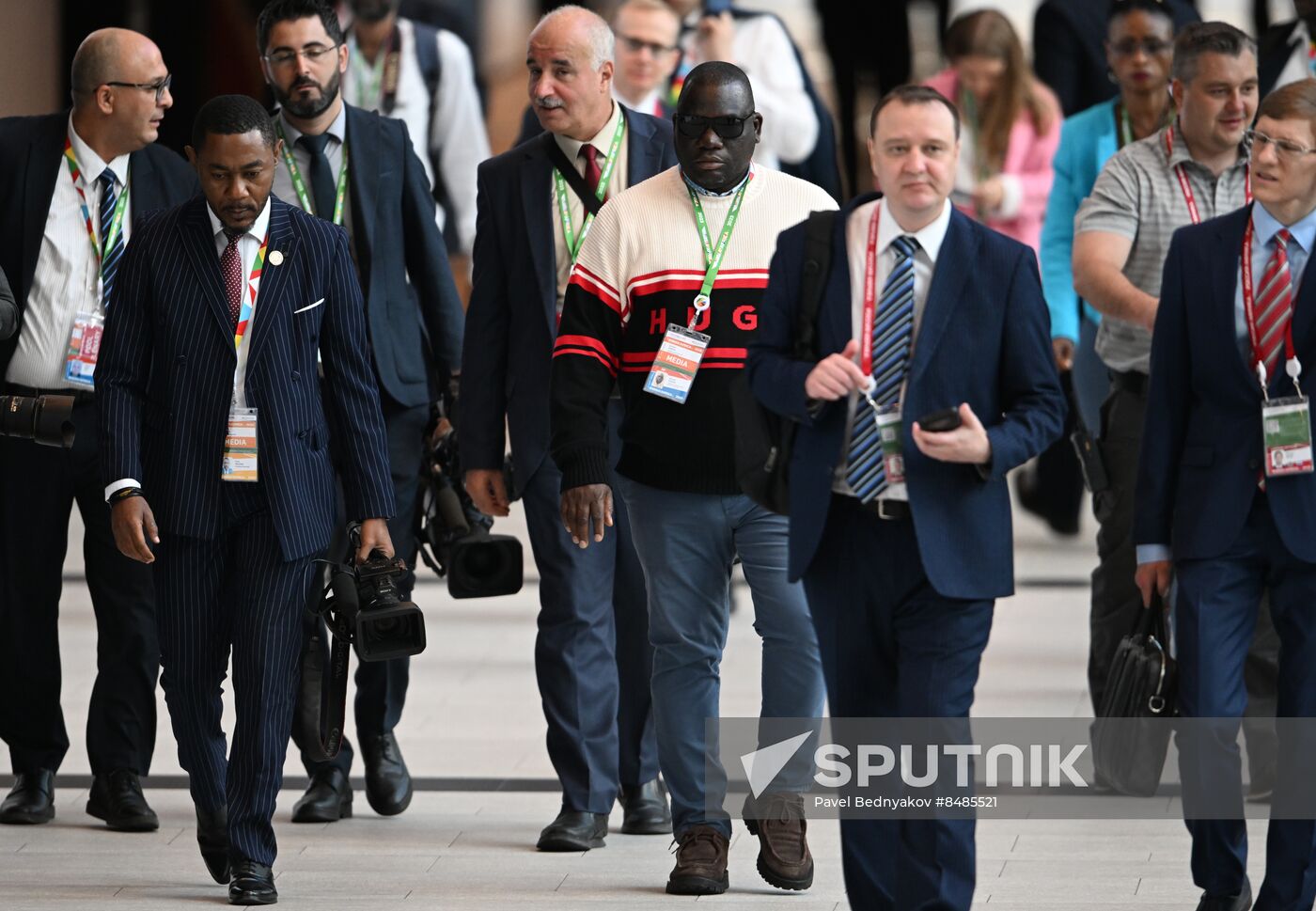 2nd Russia-Africa Summit. Guests ahead of the plenary session