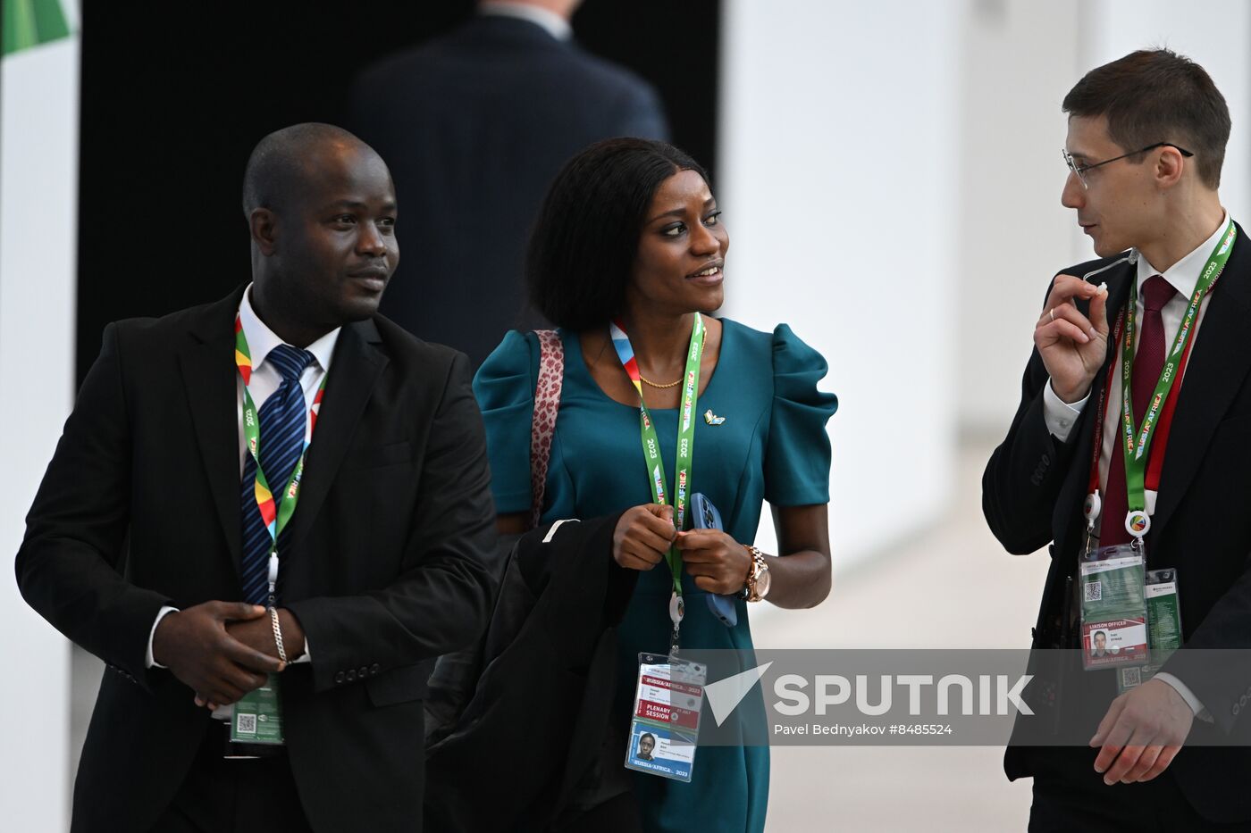 2nd Russia-Africa Summit. Guests ahead of the plenary session