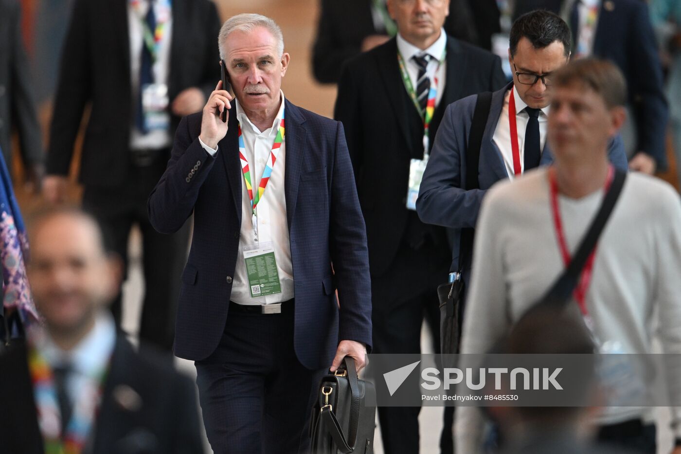 2nd Russia-Africa Summit. Guests ahead of the plenary session