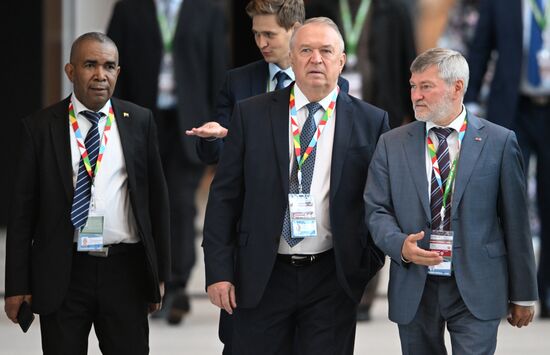2nd Russia-Africa Summit. Guests ahead of the plenary session